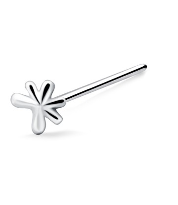 Splash Design Silver Straight Nose Stud NSKA-750